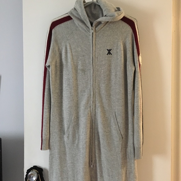 ONEPIECE Norway Cashmere Blend Grey Onesie Zip Up Jumpsuit One Size - Picture 1 of 11